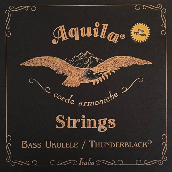 Aquila 140U Thunderblack Bass Ukulele /18''-21''Scale